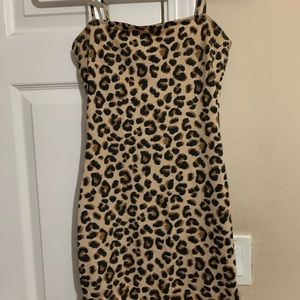 Leopard print dress